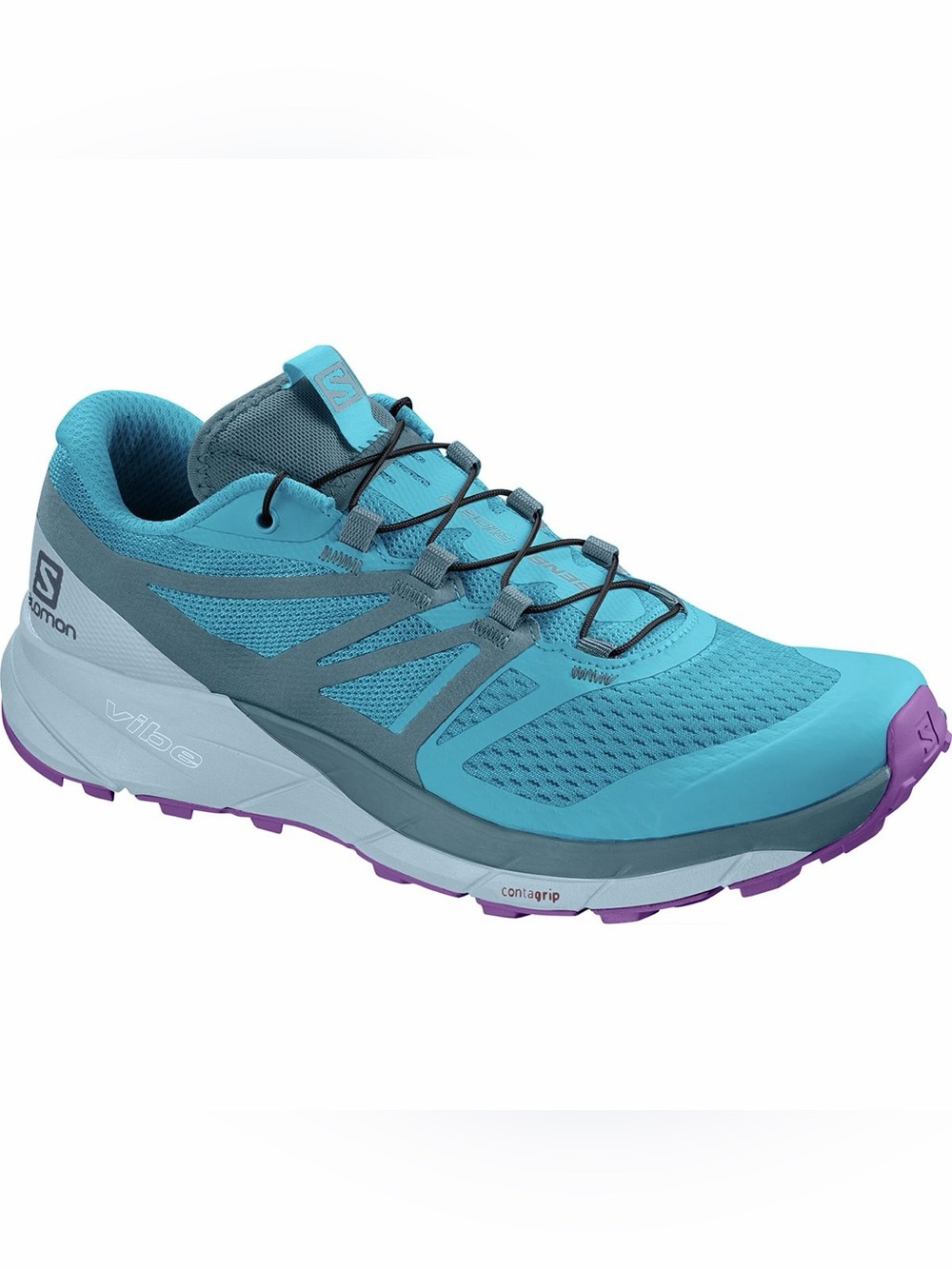 Salomon Sense 2 Trail Running Shoe Women's 8 Blue